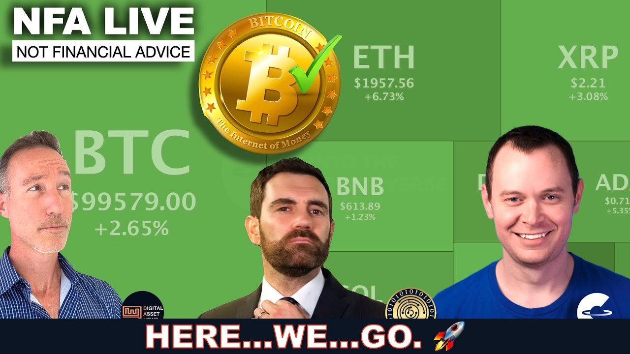 NFA LIVE: MAJOR Bitcoin Moves, Strategic Reserves, Alt Coin Season & HUGE Announcement.