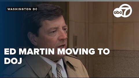 Trump Appoints Ed Martin to DOJ Role After Withdrawing US Attorney Nomination