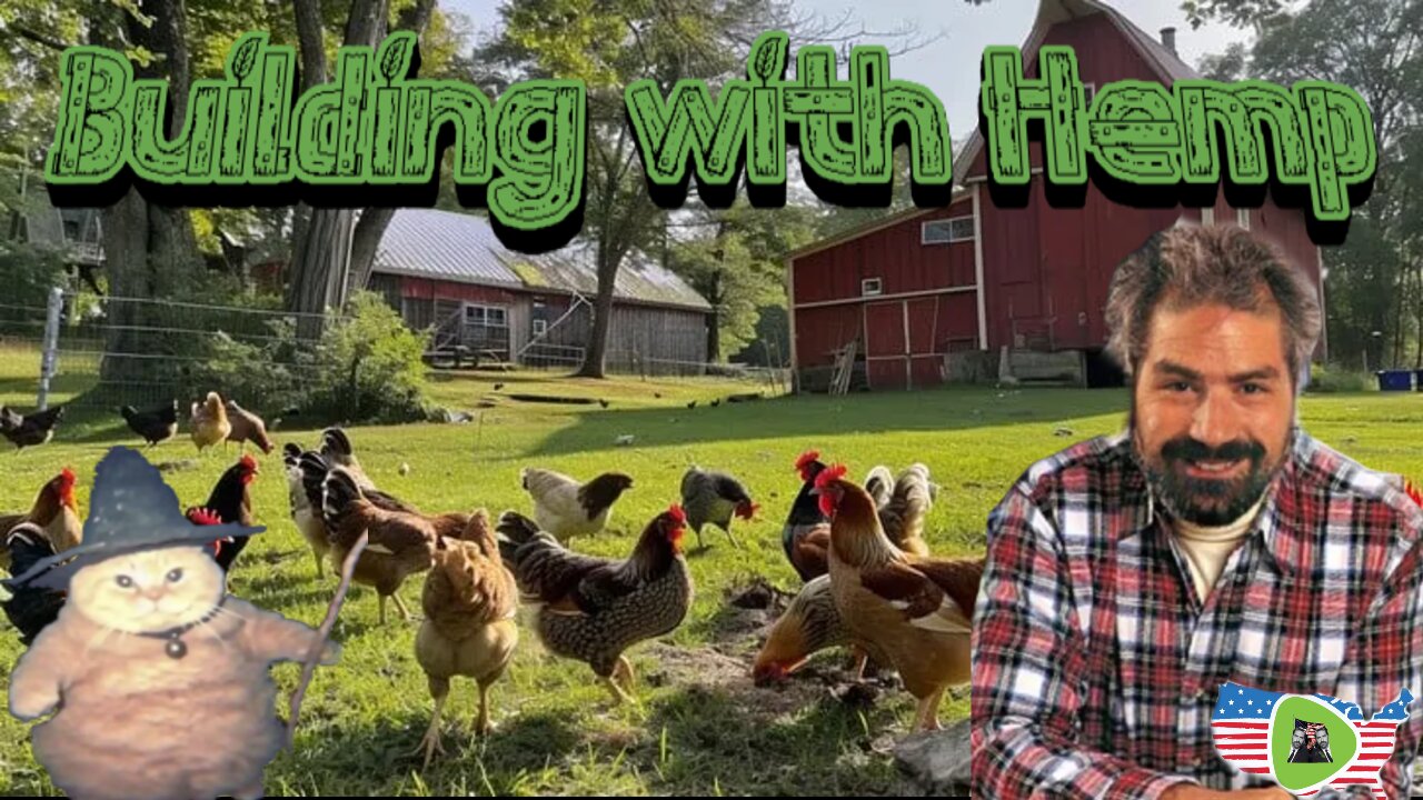 Building with Hemp episode #2 temp coop for chicks upgrade