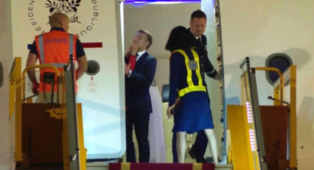 Macron Goes Viral After Video Shows Brigitte Pushing His Face During Vietnam Arrival
