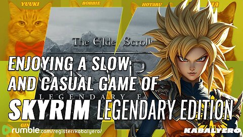 🔴 Skyrim DBZ Mod [9/11/2025] 🎮 A Slow and Casual Game of Skyrim! 🙏 Thank You For Watching