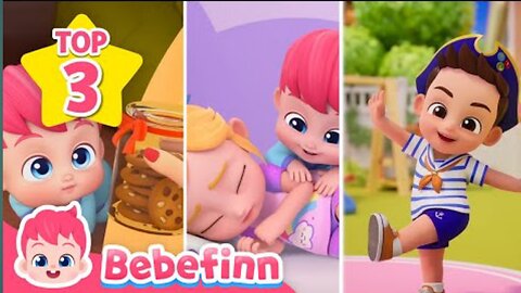 Mix - Top 3 Yes Papa Yes Mama, Good Morning and Walking Walking with Bebefinn Nursery Rhymes