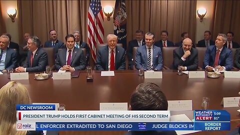 Trump Cabinet First 100 Day Meeting ( Part 1. )