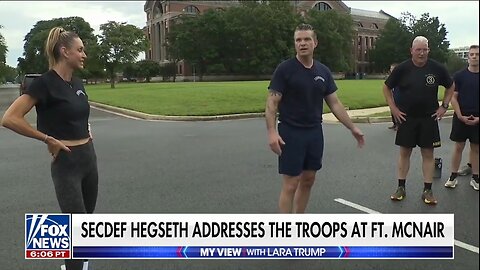 Lara Trump Trains With SecDef And Service Members