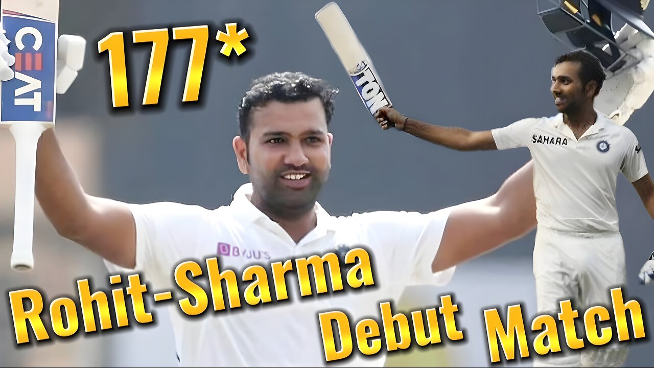"USA Fans, Meet Rohit Sharma – 177 Runs on Test Debut!"