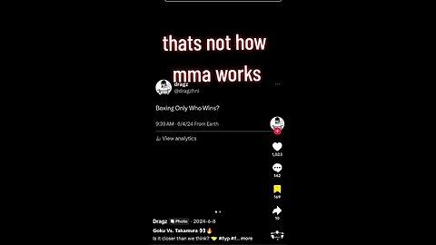 thats not how mma works platty