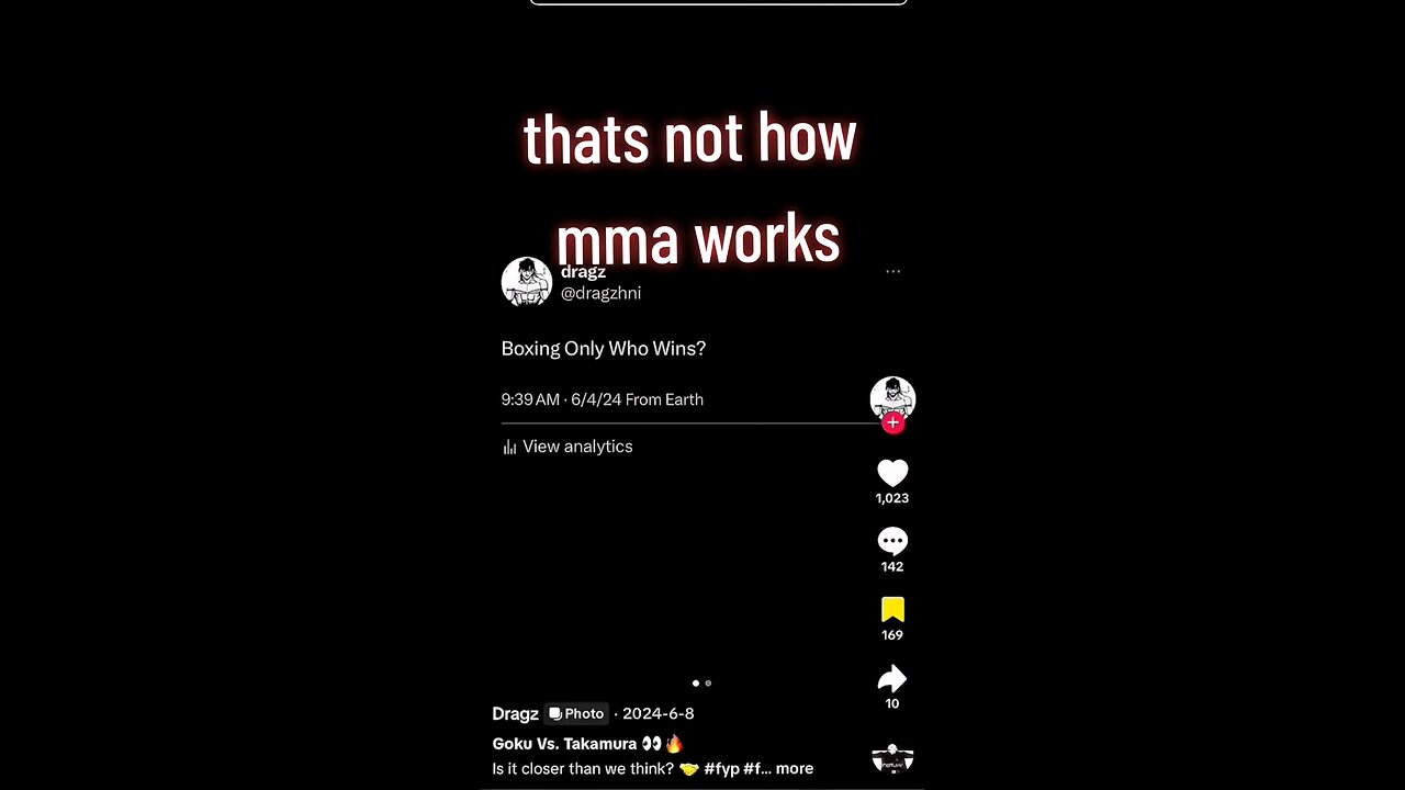 thats not how mma works platty