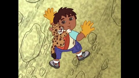 Go Diego Go Diego and Baby Jaguar Climbing a Pyramid