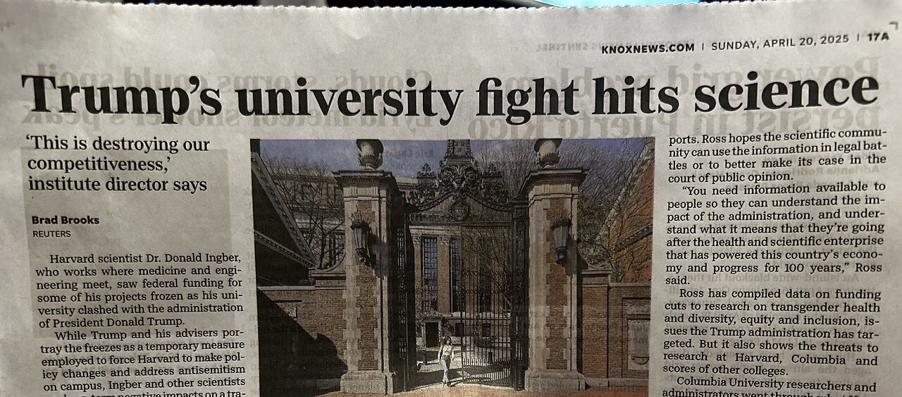 Destroying Universities by Pulling Funding