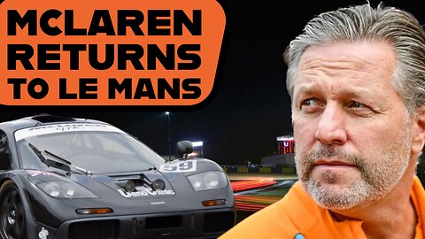 #breakingnews McLAREN returns to LE MANS !