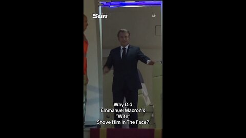 Macron slapped by man in his plane…
