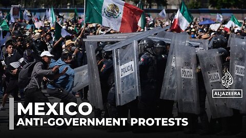 Clashes in Mexico City amid Gen-Z styled protests over crime and corruption