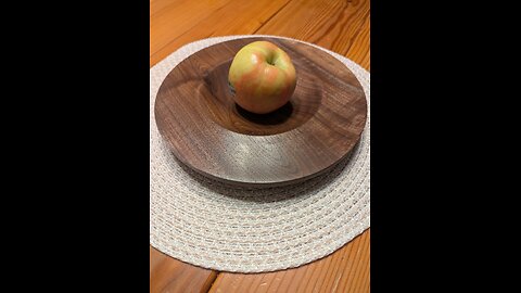10" Black Walnut Platter