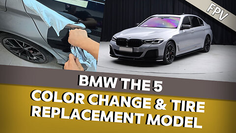 【FPV】BMW THE 5 Color Change & Tire Replacement Model