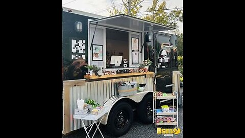 2022 6' x 12' Coffee / Espresso Beverage Concession Trailer/Mobile Cafe for Sale in Florida!