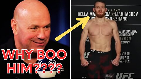 Dana White on JDM getting BOOED at the Press Conference!