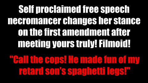 The Necromancer I'm bullying threatens to call the police on me over my videos! HAHA!