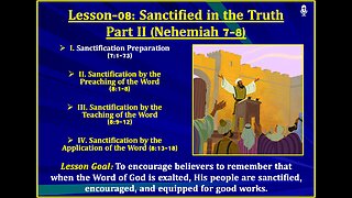 Nehemiah Lesson-08: Sanctified in the Truth (Part II)