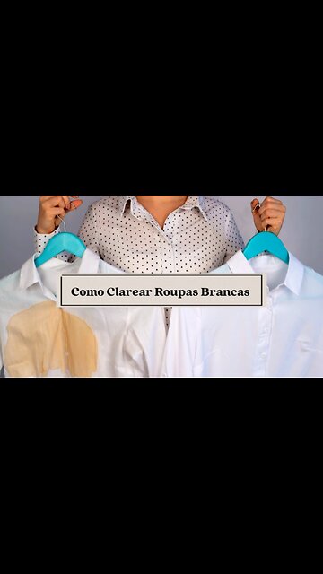 ✨ Como Clarear Roupas Brancas Fácil e Rápido