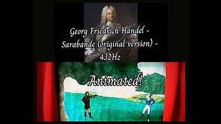 Händel - Sarabande (432Hz) - Animated!