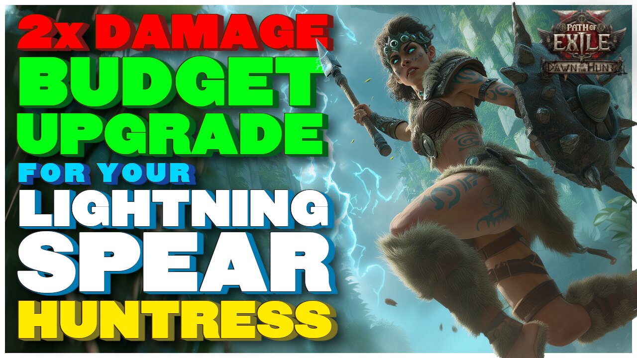 [POE 2 0.2.0] HUGE DAMAGE for CHEAP! Almost Double Your Damage For Lightning Spear Huntress!