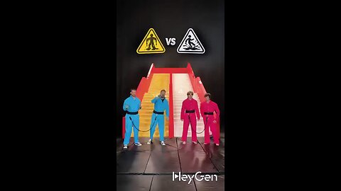 slippery vs sticky stair