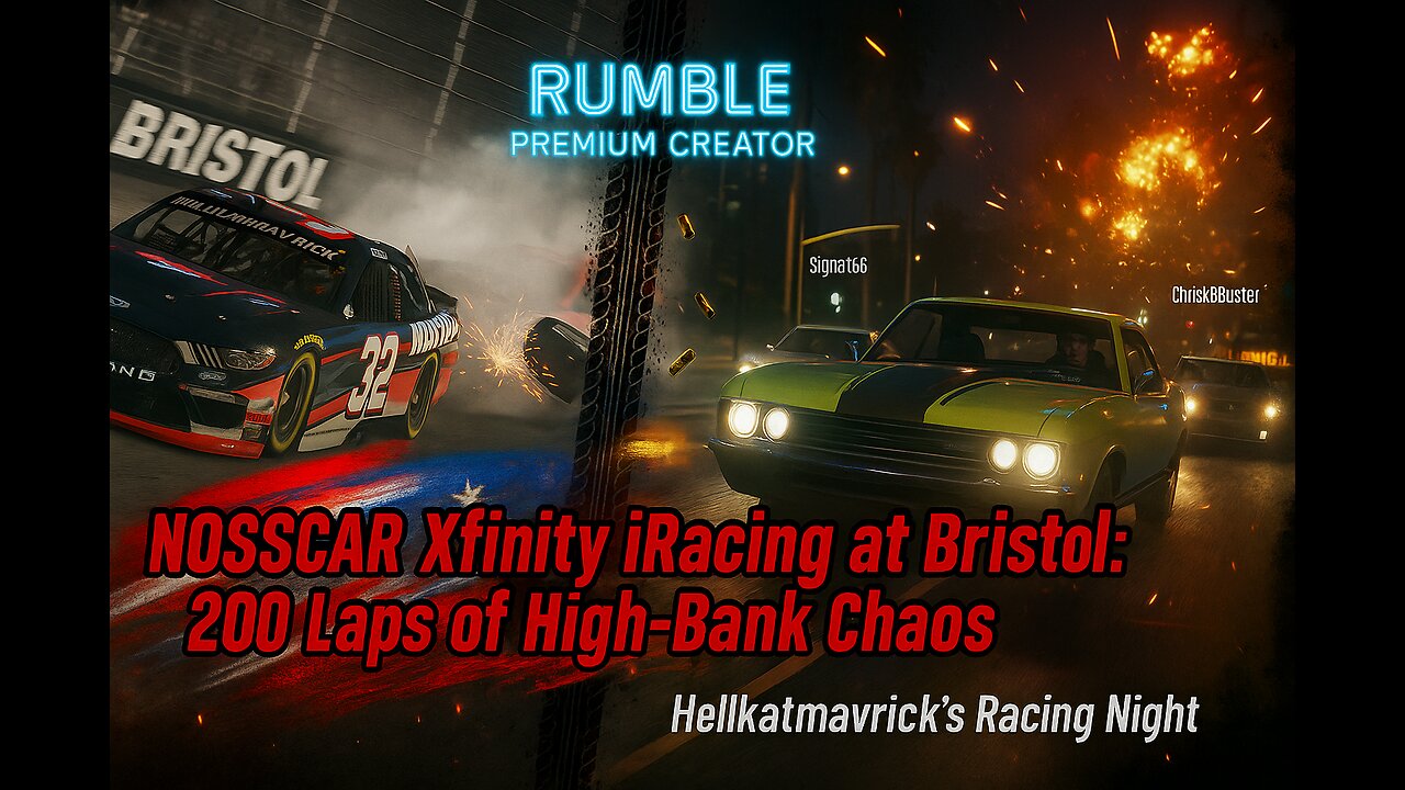 NOSSCAR Xfinity iRacing at Bristol: 200 Laps of High-Bank Chaos!