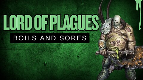 Nurgle Tutorial - What's the BEST Way to Paint Sores and Boils? - Warhammer Tutorial