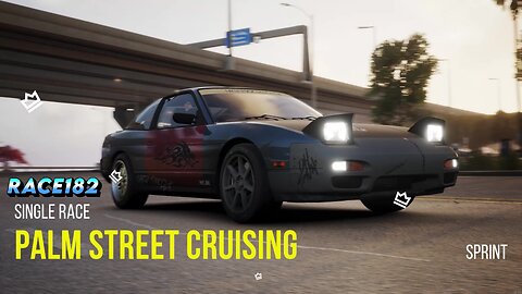 Race182 Single Race Palm Street Cruising Car X Street