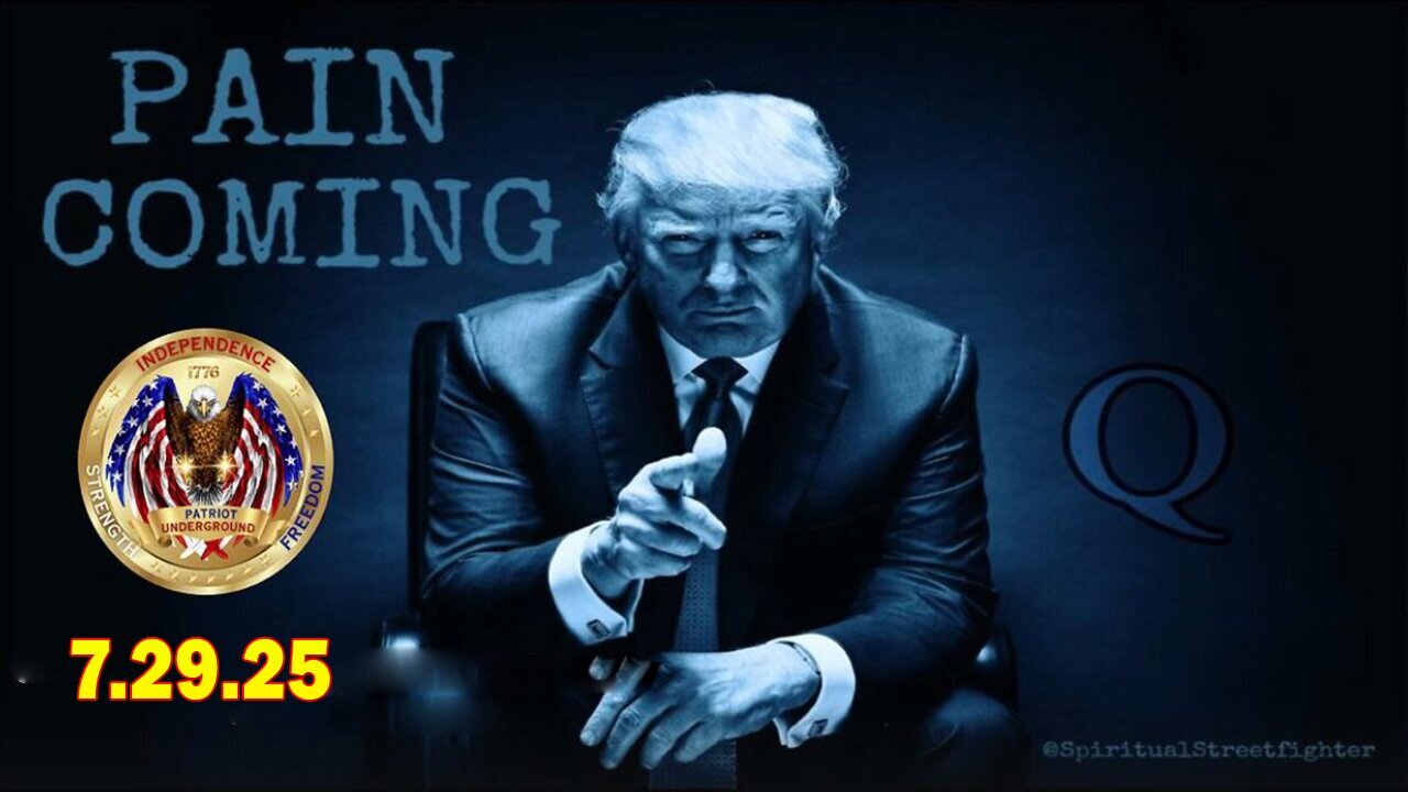 Patriot Underground & Mike King Situation Update July 29: The Q Operation Steamrolls Ahead