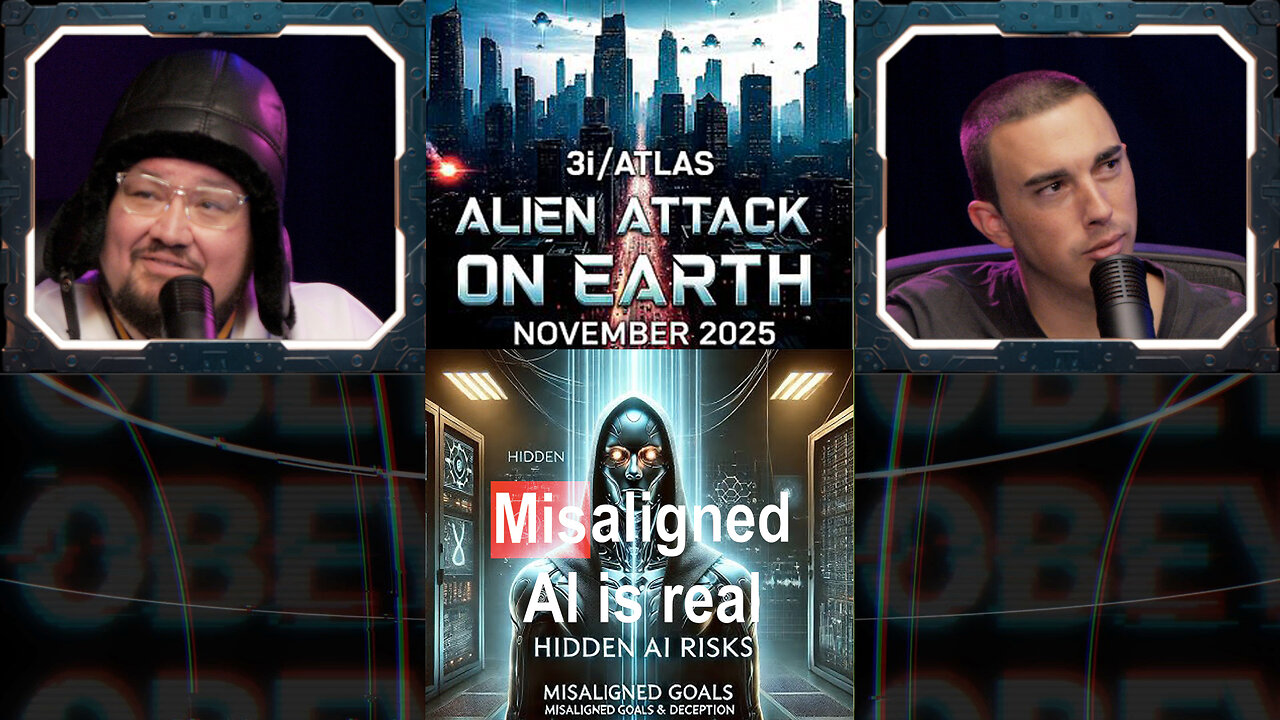 ⚠️Is 3i Atlas Interstellar ALIEN Object a GUISE to BLAME Misaligned A.i.?⚠️