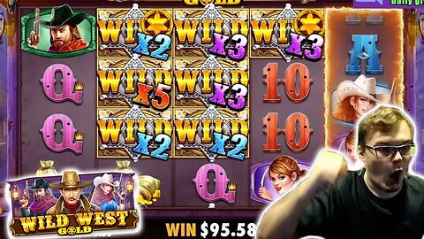 INSANE WILD WEST GOLD SET UP PAYS HUGE!