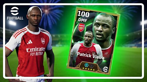 Patrick Vieira eFootball Card Review, Build & Gameplay | eFootball | Player Review