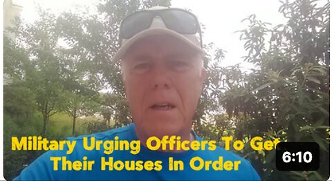 Urgent Call for Military Officers to Organize Personal Affairs