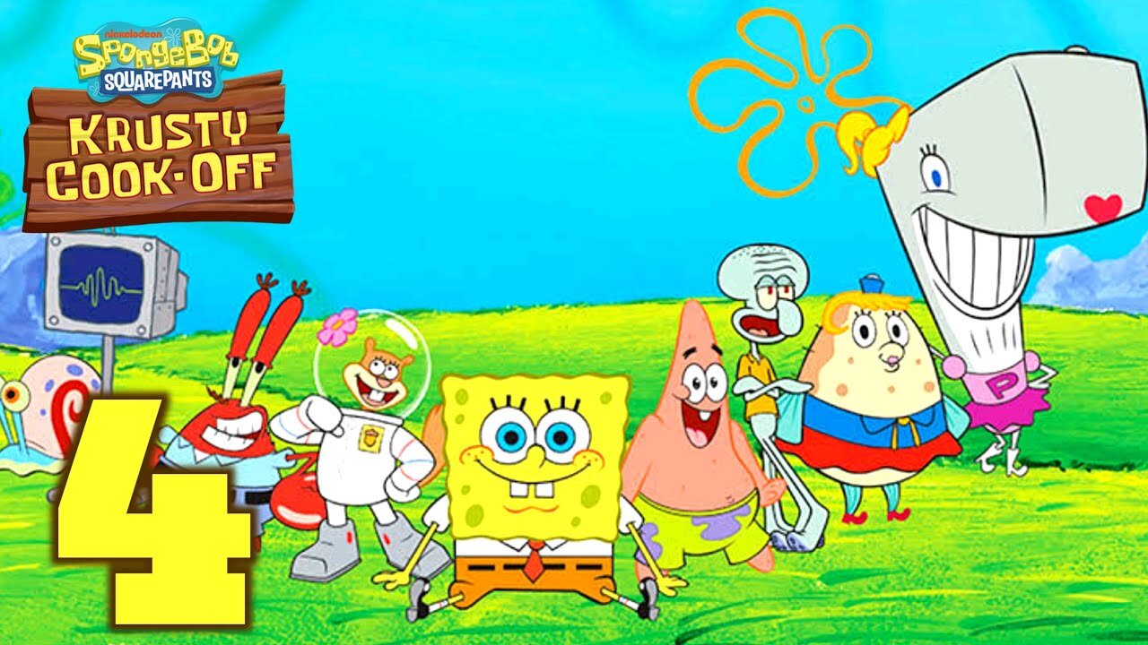 Spongebob Krusty Cook Off - Gameplay Walkthrough | Kamal Gameplay | Part 4 (Android, iOS)