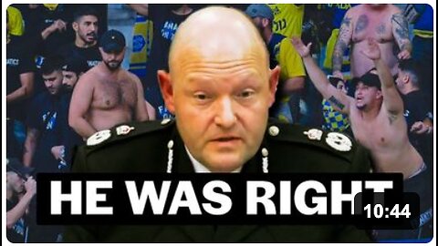 Police chief schools pro-Israel politicians on football hooligans