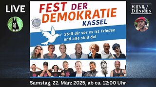 💥📢LIVE aus Kassel - FEST DER DEMOKRATIE💥