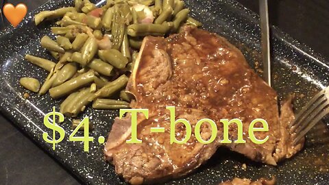Pan Steak & Green Beans