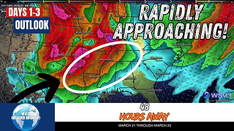 ⚠️ Slight Risk Sunday: Tornadoes & Hail Threaten the South!