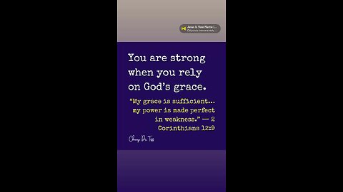 You don’t need to have it all together; grace carries you.