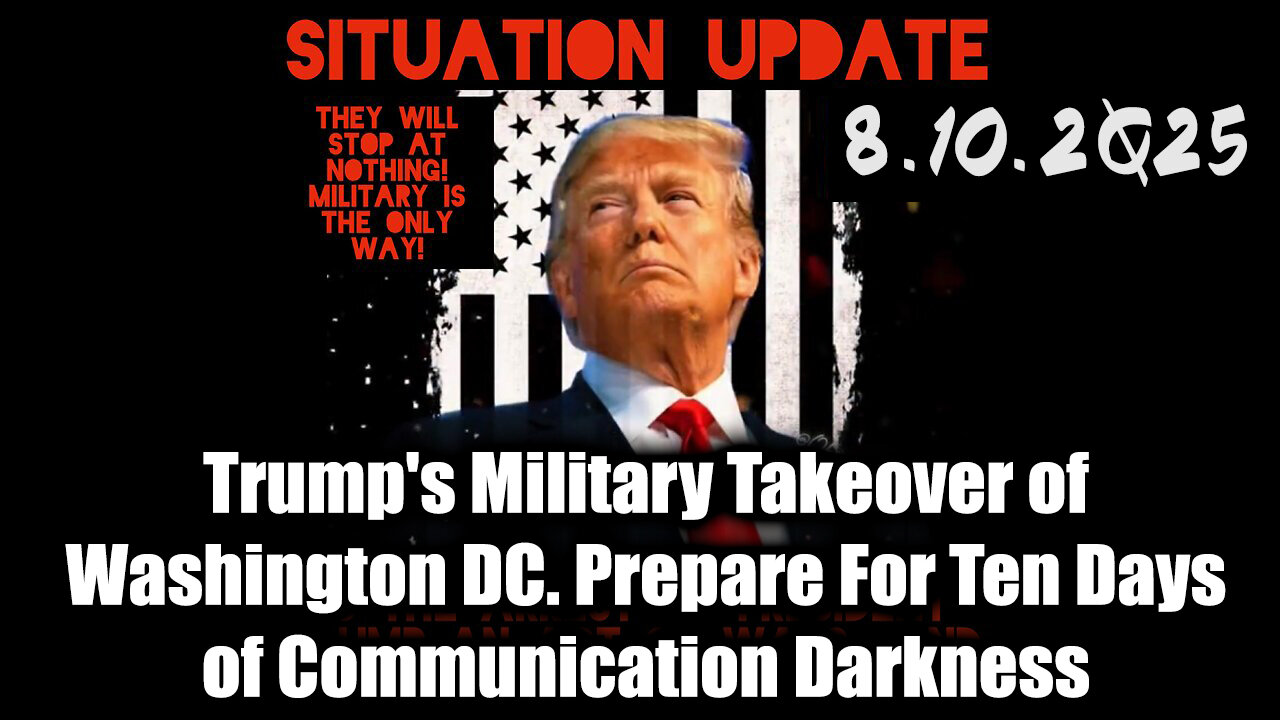 Siu 8.10.25. Prepare For Ten Days of Communication Darkness