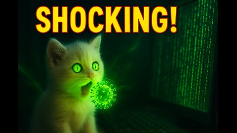 "Kitten Swallows a VIRUS… What Happens Next Will SHOCK You! 😱🐱💻"