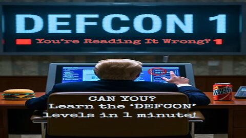 Your Reading It Wrong. Can YOU, Learn the 'DEFCON' levels in one minute?