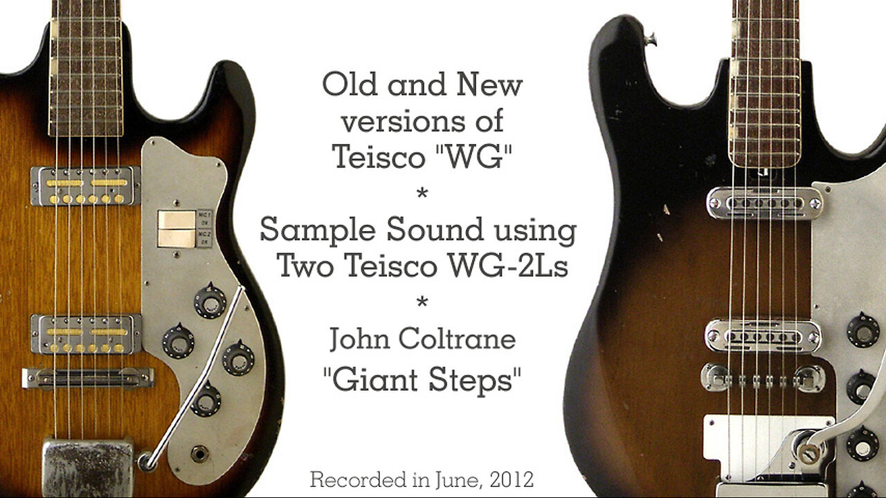 Teisco WG-2L Sample Sound, Old and New versions of Teisco "WG"