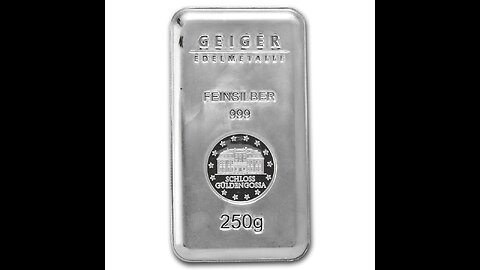 250g Geiger Security Series Silver Bar