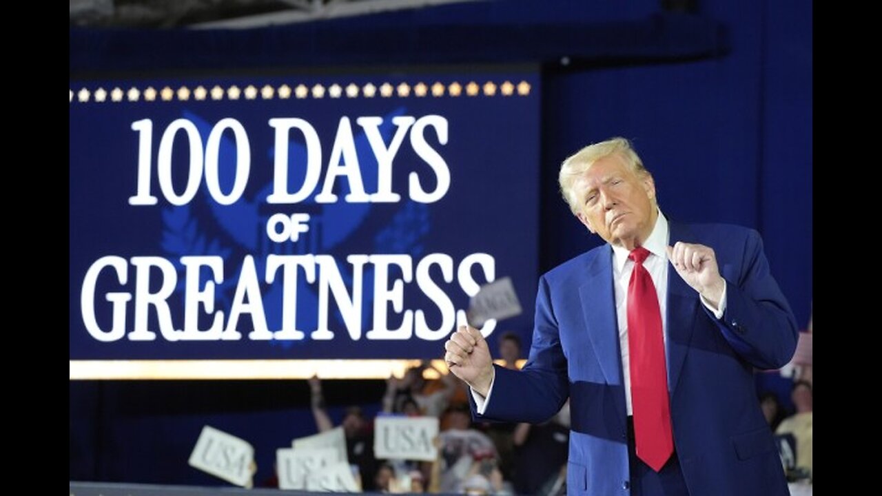 President Trump at 100 Days of Greatness Rally [Full Speech]