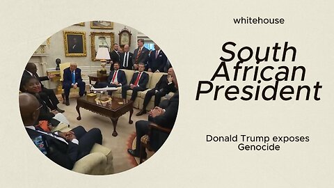 Trump Meeting with South African President Confront White Genocide and NBC Liar.