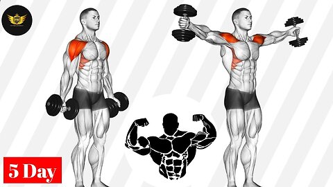 Shoulder Workout At Home With Dumbbells