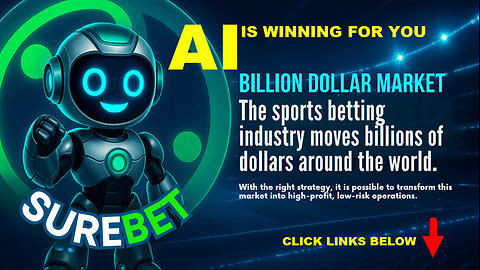 SUREBET (long) BEST & FULL PRESENTATION - AI CRYPTO SPORT BETTING PROFITS - TOP TEAM ROB BUSER