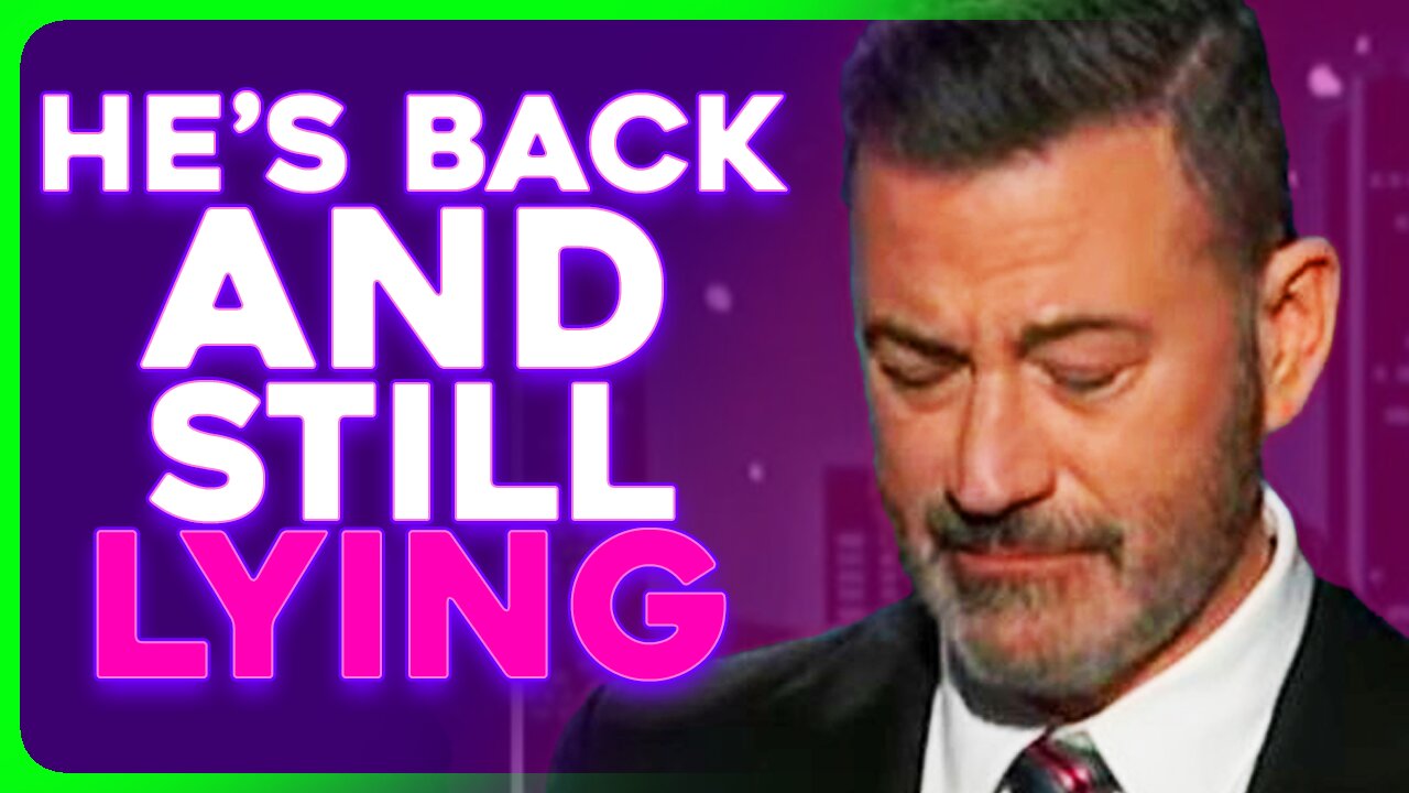 Jimmy Kimmel DOUBLES DOWN in Return Monologue